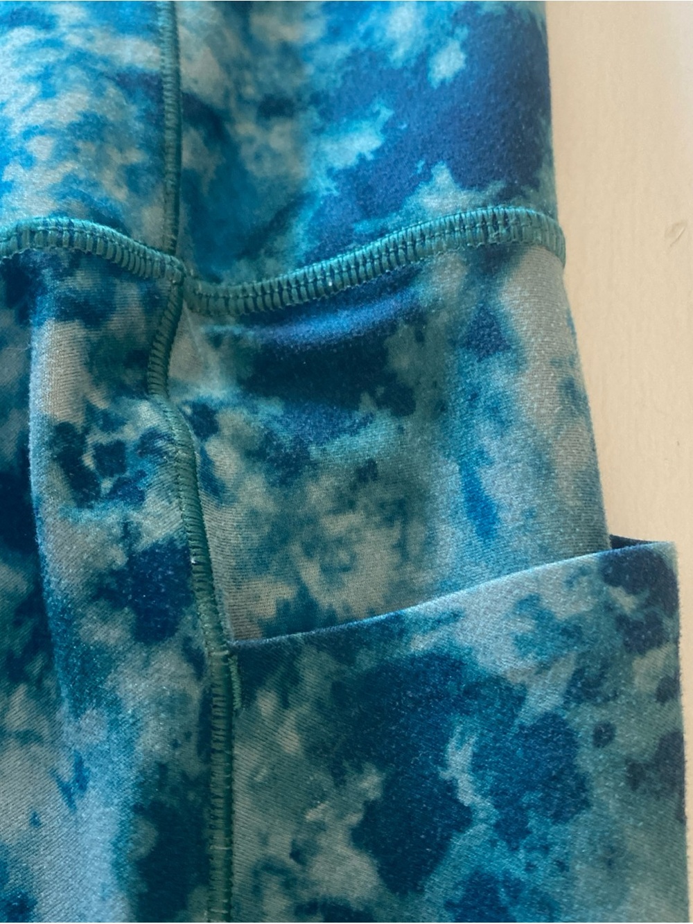 Athleta Girl Salutation Stash Pocket II Leggings S Blue S/675356